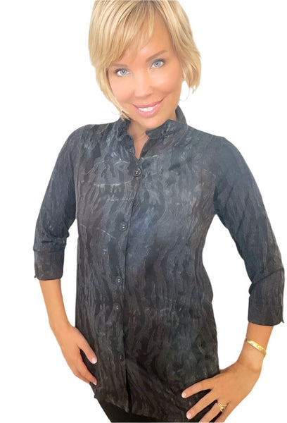 The Cascade Jacket Blouse - Trendy