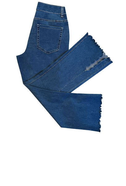 Scalloped Edge Jean - Bridgewater